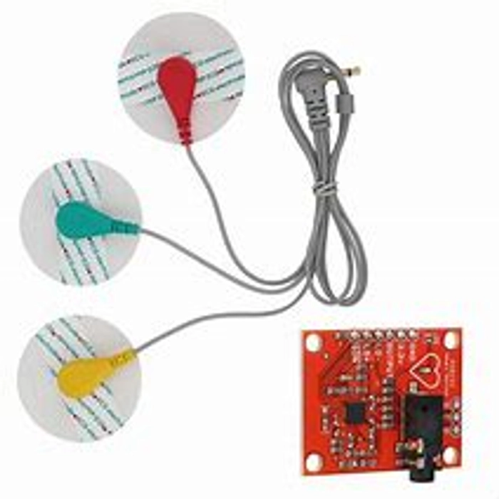 AD8232 ECG SENSOR WITH ECG CABLE AND ELECTRODES