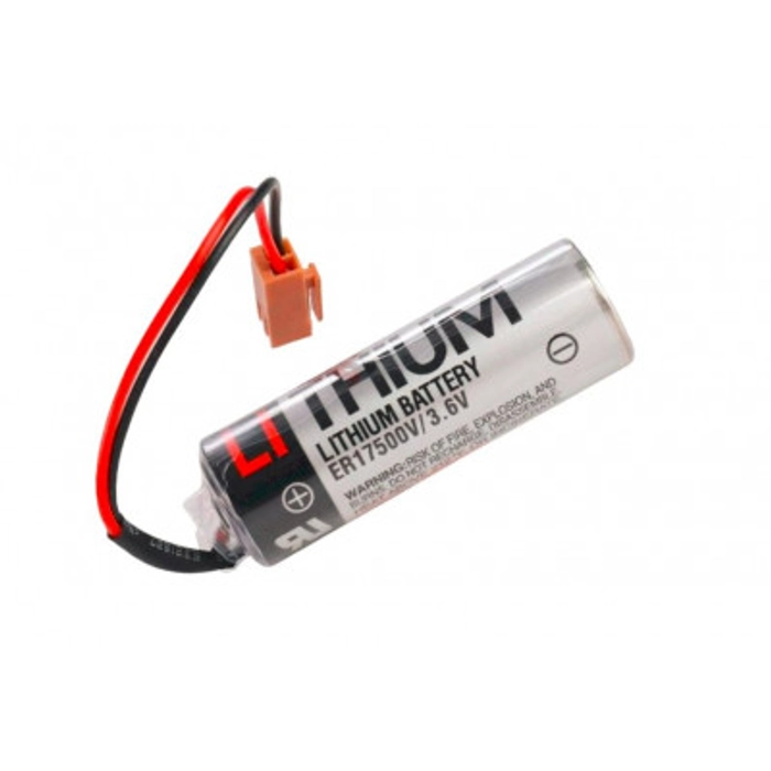 ER17500V/3.6V Non-Rechargeable PLC/CNC Ultra Lithium Battery with Plug