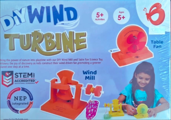 DIY Wind Turbine- Science Project for kids/ Schools