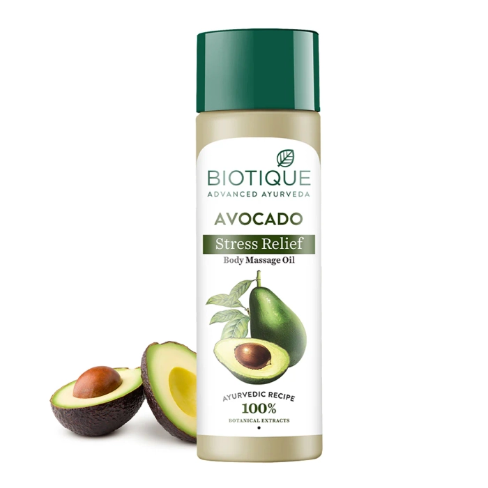 Avocado stress relief body massage oil