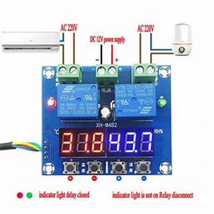 XH-M452 DC 12V LED Digital Thermostat