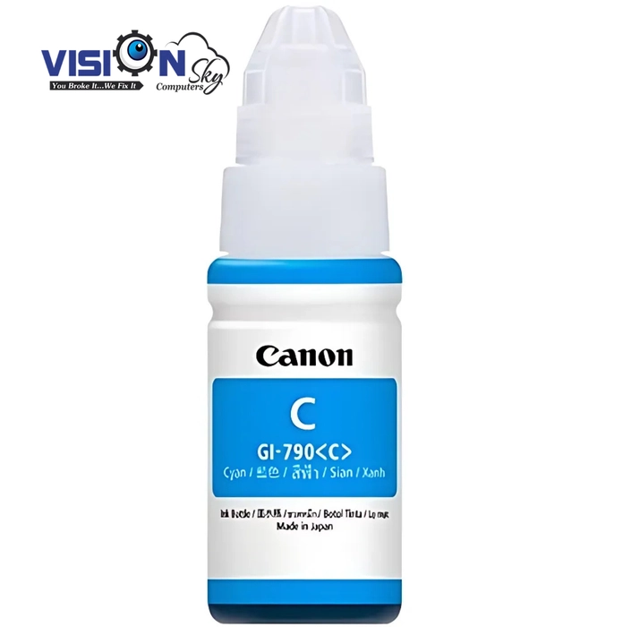 Canon PIXMA GI790 Cyan Ink Bottle for G1010, G2000, G2012, G3000, G3010, G3012, G4010