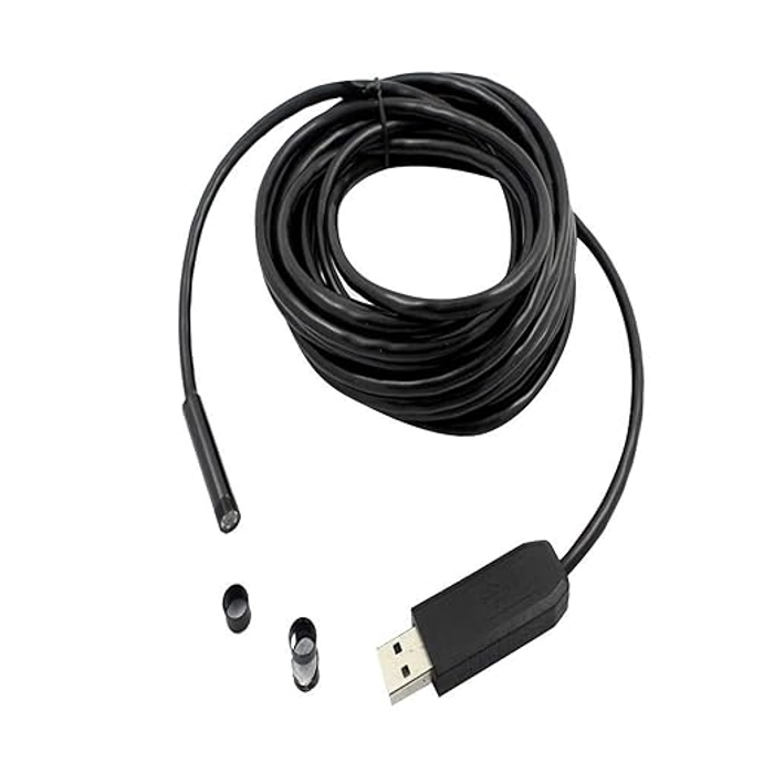 7 MM 6 LED ENDOSCOPE WATERPROOF INSPECTION BORESCOPE CAMERA 5M USB CABLE