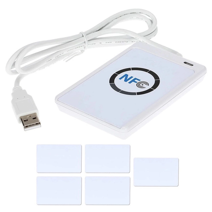 NFC Reader Writer + 5 PCS Ntag213 NFC Tag + Free Software