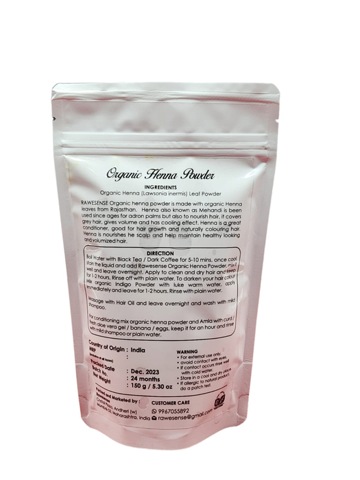 Rawesense Organic Henna Powder