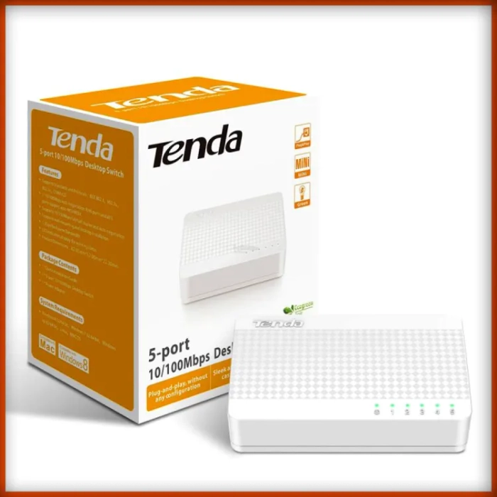 TE-S105 5-Port Mini 10/100Mbps Fast Ethernet Switch