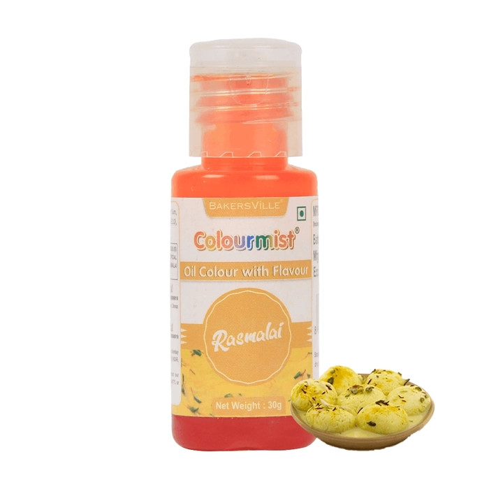 Colourmist Oil Chocolate Colour With Flavor Emulsion Rasmalai 30g - Divena In