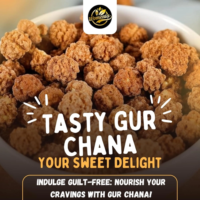 Womenia Roasted Gur Chana 10Kg Pack | Wholesale Price