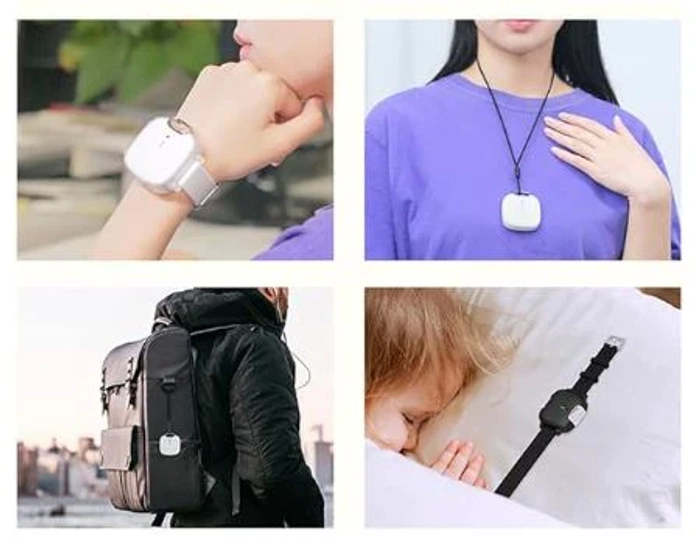 AIR PURIFIER BRACELET AND PENDANT, USB-C CHARGING