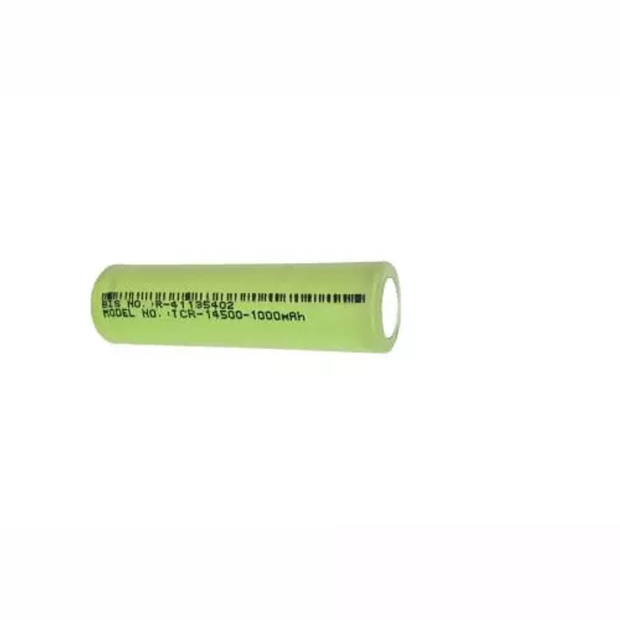 3.7 V DC 1000 mAh Lithium-ion Rechargeable Battery 14500