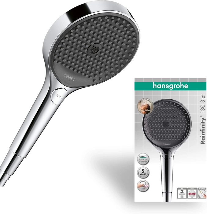 hansgrohe Rainfinity Douchette à main 130 3 jet, chromé