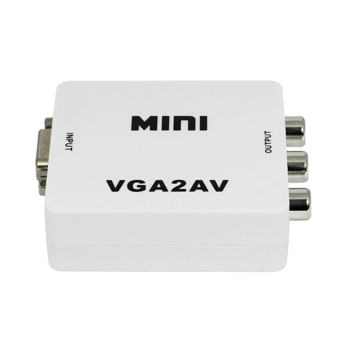 VGA to AV Converter VGA to RCA Composite Adapter with Audio PC to TV