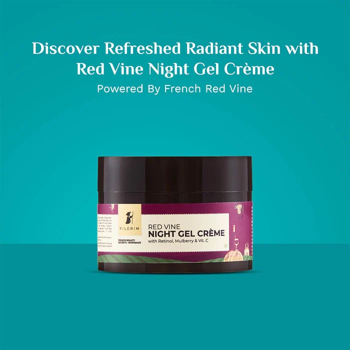 Red Vine Night Gel Crème with Retinol, Mulberry & Vit. C