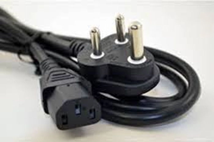 1.5M Computer Power Cable Cord for Desktops PC and Printers/Monitor SMPS Power Cable IEC Mains Power Cable Pack 1 1.5 m Power Cord