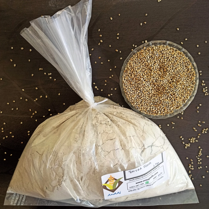 Bajra flour (65 Rs/kg)