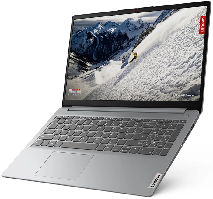 Lenovo IdeaPad 1 15IGL7 – Intel Celeron N4020 | 8GB RAM | 512GB SSD | 15.6" HD Display | Cloud Grey | Windows 11 Home | 82V700L4N