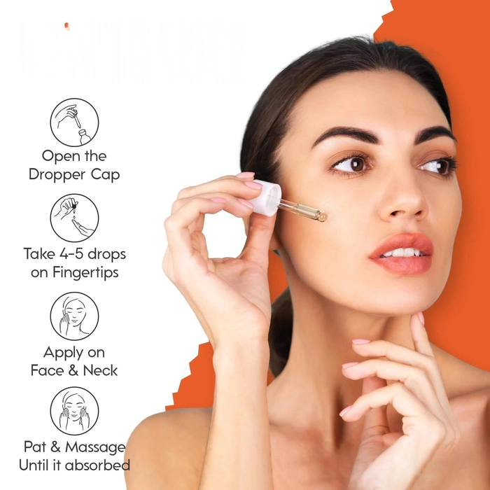 Trucee Vitamin C Face Brightening Serum With Kakadu Plum, 10% Ascorbic Acid | Best Serum For Acne-Prone Skin | For All Skin Types- 30ml