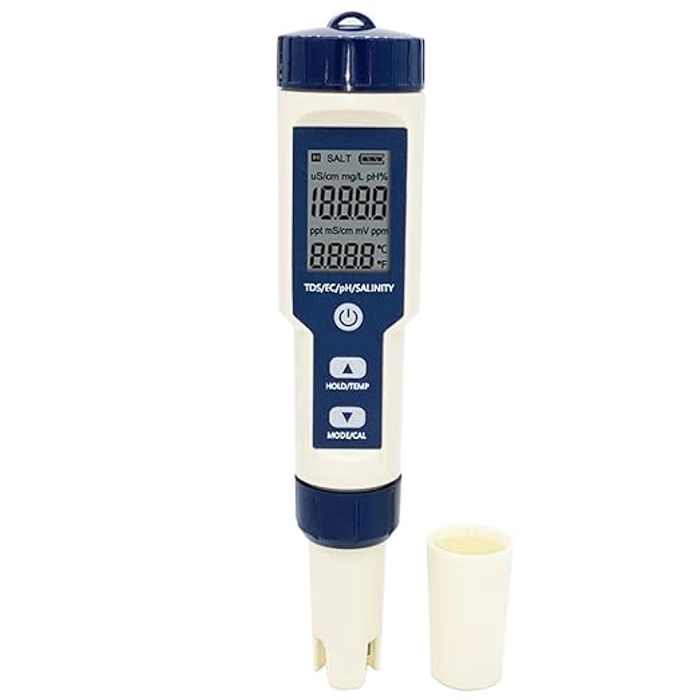 5 in 1 PH Salinity TDS EC Temperature Meter