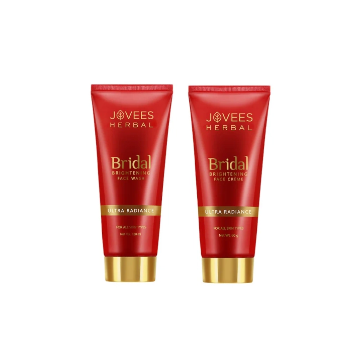 Jovees Bridal Brightening Face Wash and Bridal Face Creme Combo