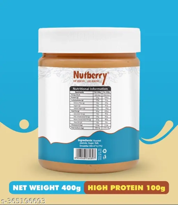 NUTBERRY CLASSIC CREAMY 400GM COMBO PEANUT BUTTER