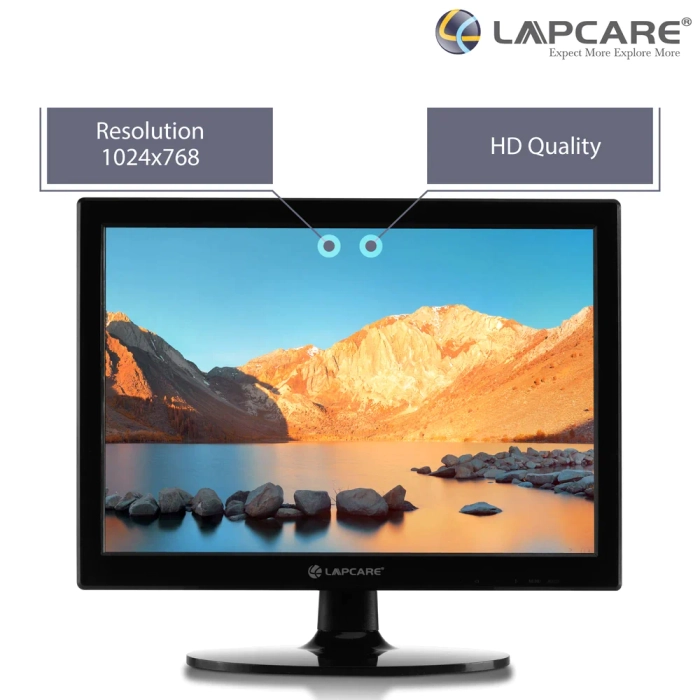 LAPCARE LED Monitor LM154 - 15.1-inch (38.36CM) - VGA & HDMI