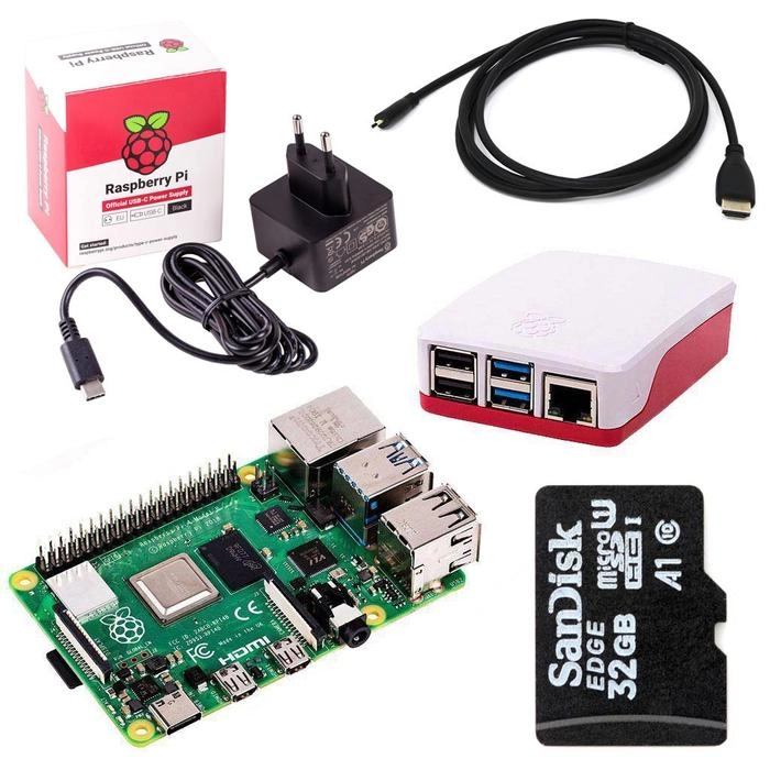 Raspberry Pi 4 Model B Starter Kit ( 1GB, 2GB, 4GB, 8GB )