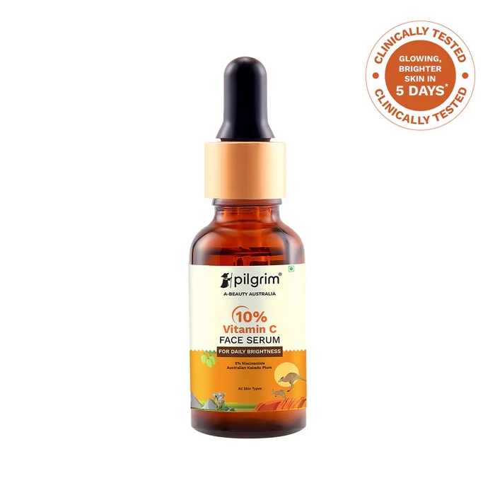 Pilgrim 10% Vitamin C Face Serum For Daily Brightness