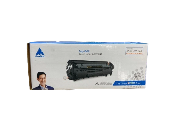 Prodot PL-H-2612A Laser Toner Cartridge – Black |Page Yield: Up to 1500 Pages and Easy To Refill