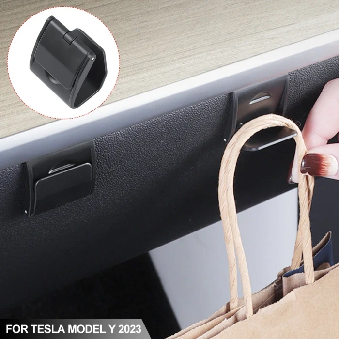 Car Glove Box Hidden Hook for Tesla Model Y