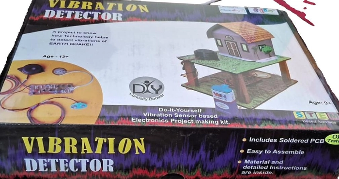 Vibration Detector | DIY Science Project |Detection Vibration of Earthquakes| For Age 9+