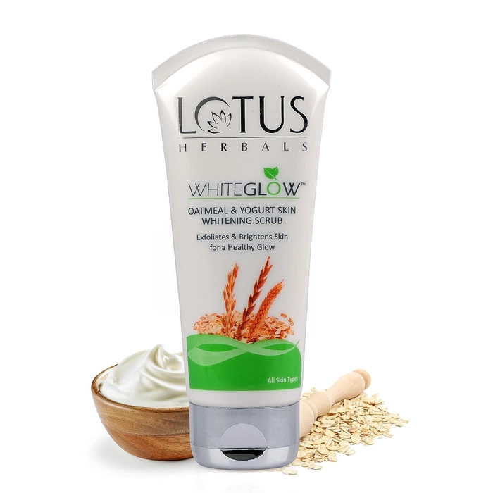 Lotus Herbals White Glow Oatmeal Yogurt Skin Whitening Scrub