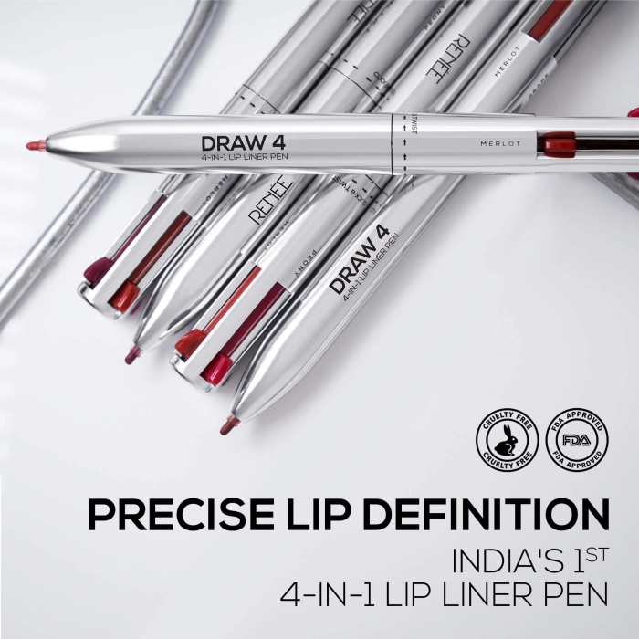 RENEE Draw 4 4-IN-1 Lip Liner