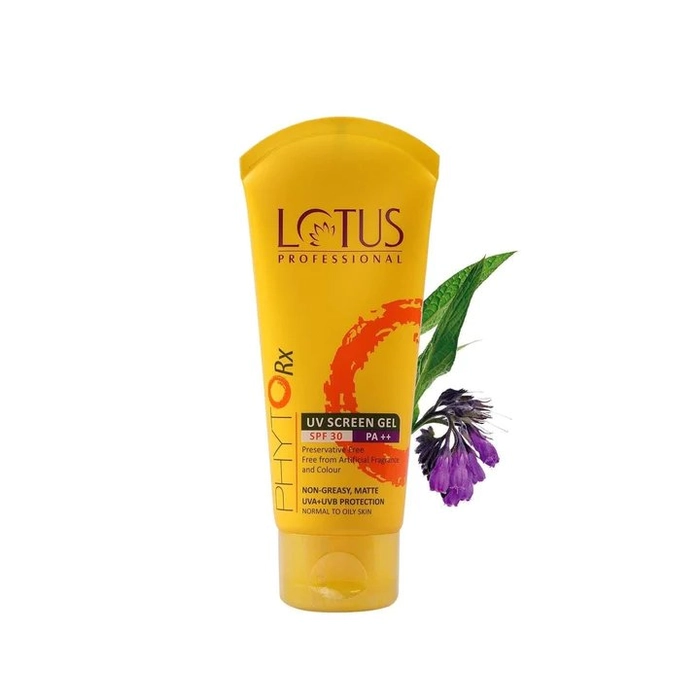 Lotus Professional Phyto RX UV Screen Gel, SPF 30 PA++, 80g, Transparent