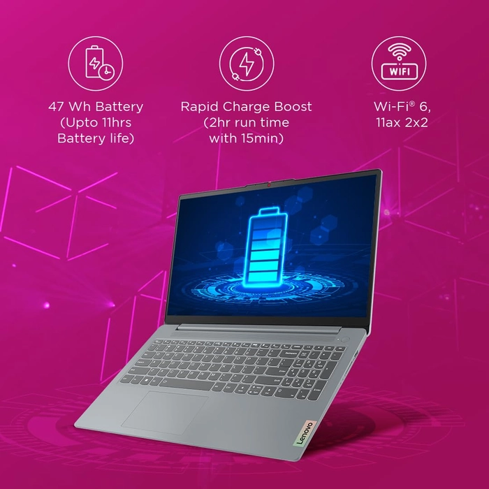 Lenovo IdeaPad Slim 3 15IRU8 – Intel i3-1305U | 8GB RAM | 512GB SSD | 15.6" FHD | Arctic Grey | Win 11 Home,82X70033IN