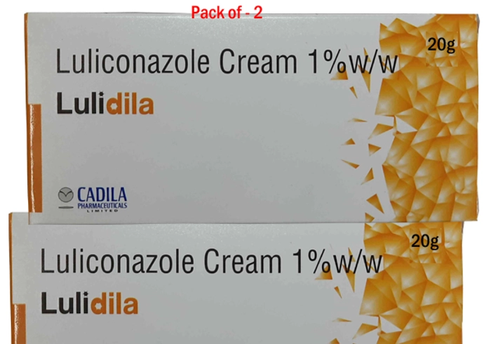 Lulibet-Luliconazole cream by Cadila-20gm-  Pack of 2