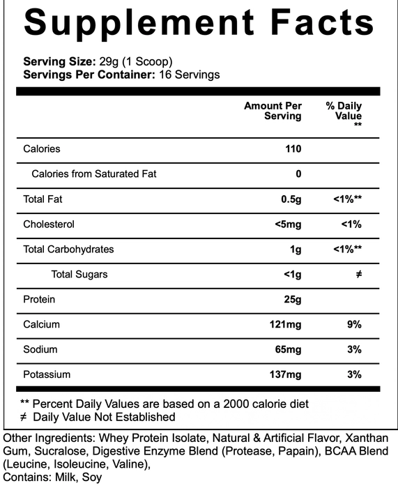 Protein Isolate Powder