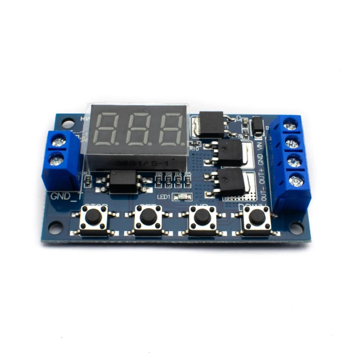 Timing Delay Switch Circuit with Double MOSFET Control