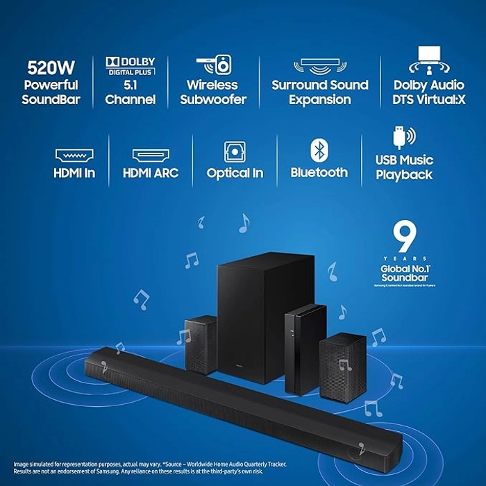 Samsung Soundbar/ offers Wireless Sub