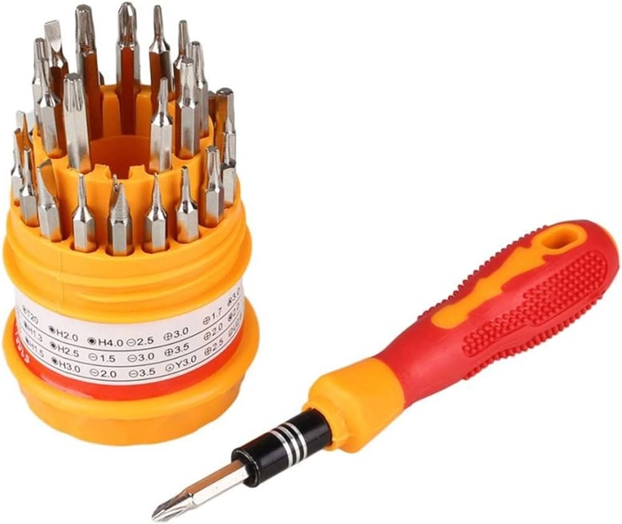 Precision Magnetic 31 in 1 Repairing Screw Driver Tool Set Kit (Multicolor, 31 Pieces)