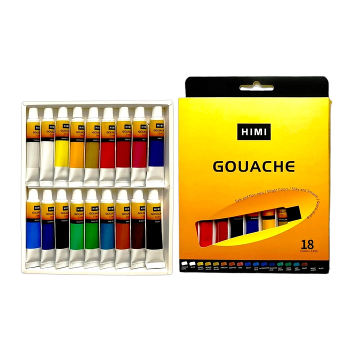 Wholesale HIMI 36COLORS 12G GOUACHE PAINT SET manufacturer and supplier