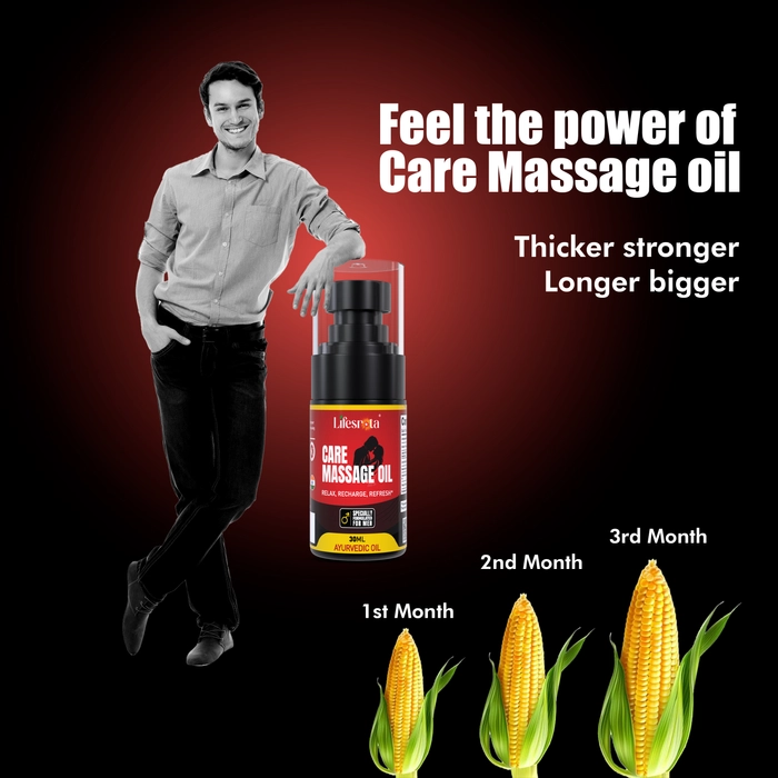 Lifesrota Care Massage Oil 30ml - Get African like Strength, Thickness and Length