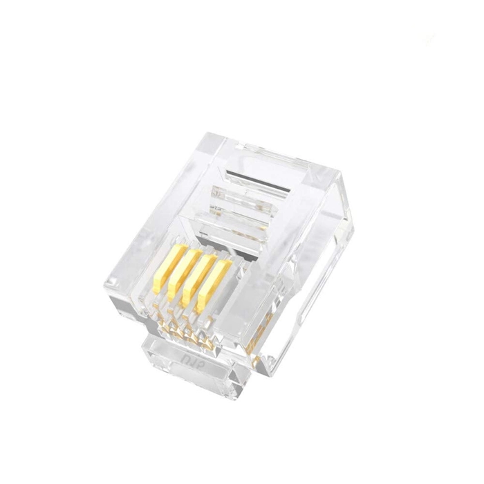 RJ11/12 (4P-4C) Male Plug ( Pack of 10)