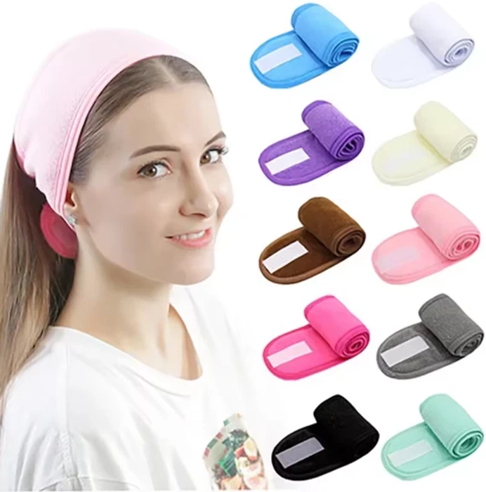 FACIAL SPA HEADBAND FOR WASHING MAKEUP COSMETIC SHOWER