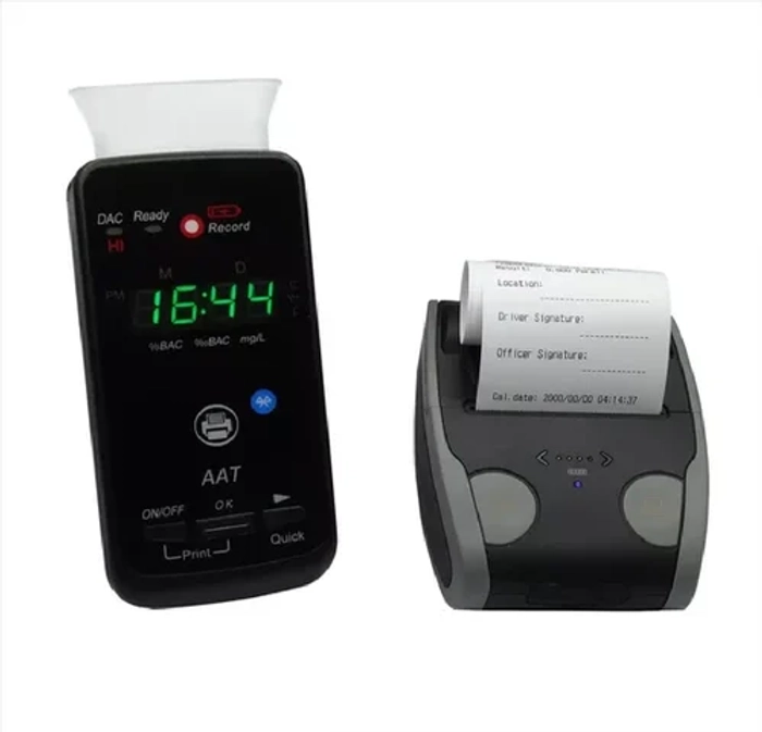 Alcohol Tester AA2010P Breathalyzer & Quick Screening Test With Printer