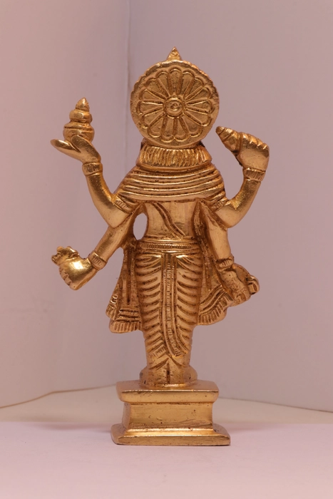 Brass Dhanvantri ji Statue (Middle Size)