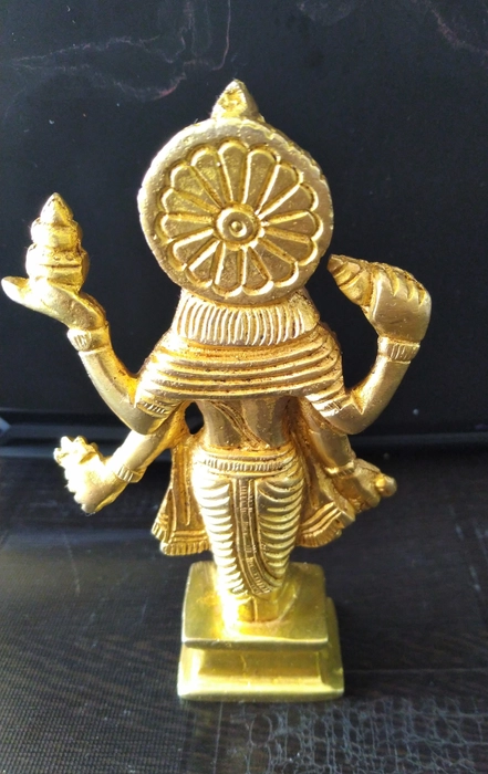 Brass Dhanvantri ji Statue (Middle Size)