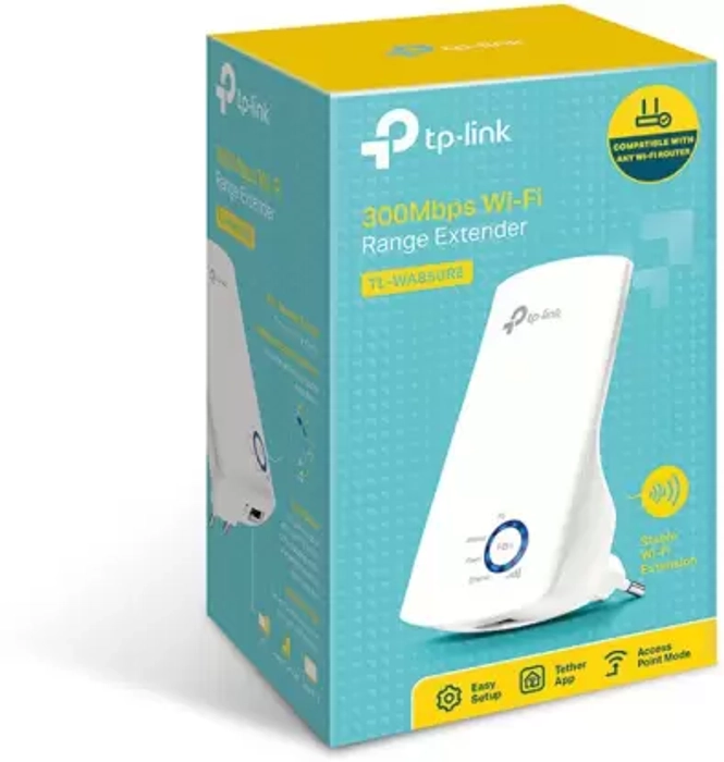 TP-Link TL-WA850RE(IN) 300 Mbps WiFi Range Extender (White, Single Band)