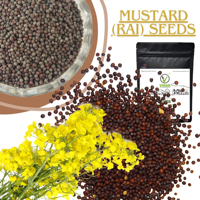Mustard (Rai) Seeds - 500g | 1 Kg