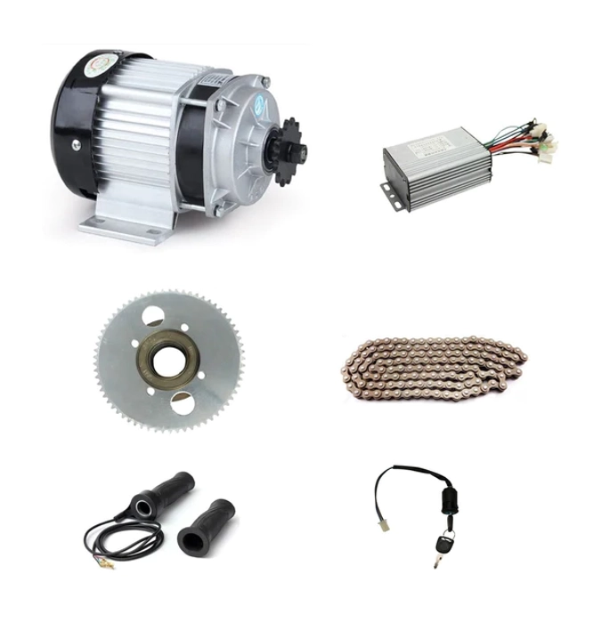 DC 48V 1500W BM1418ZXF Brushless Motor, DIY E-Tricycle For Medium And Heavy Load E-Tricycle ebike