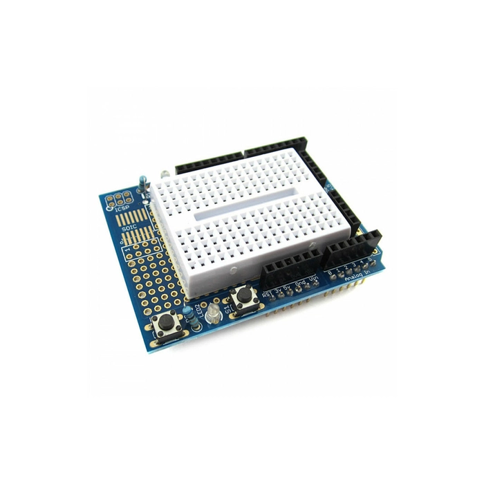 Protoshield for Arduino Uno with BreadboardIt